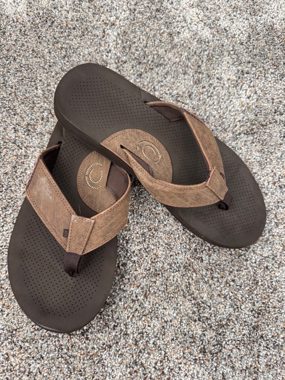 Cobian Brown Men’s Flip Flop Sandals